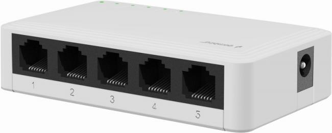 Gembird NSW-G5-01 Netzwerk-Switch Unmanaged Gigabit Ethernet (10/100/1000) Weiß (NSW-G5-01)