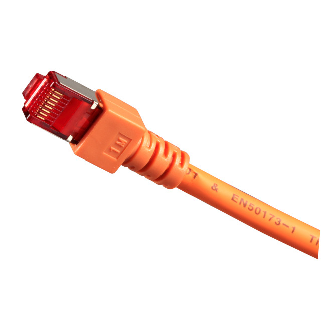 EFB-Elektronik RJ45 Patchkabel Cat.6 S/FTP LSZH 0,25m Orange