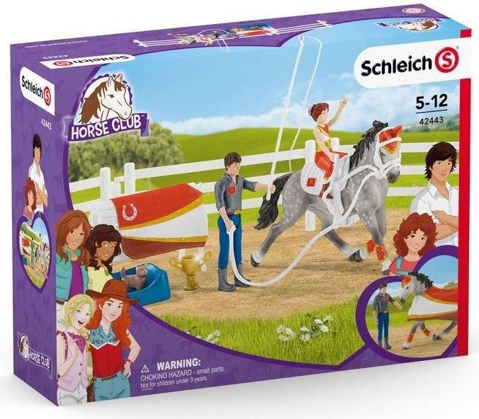 Schleich Horse Club Mia's Voltigier-Reitset Mehrfarbig