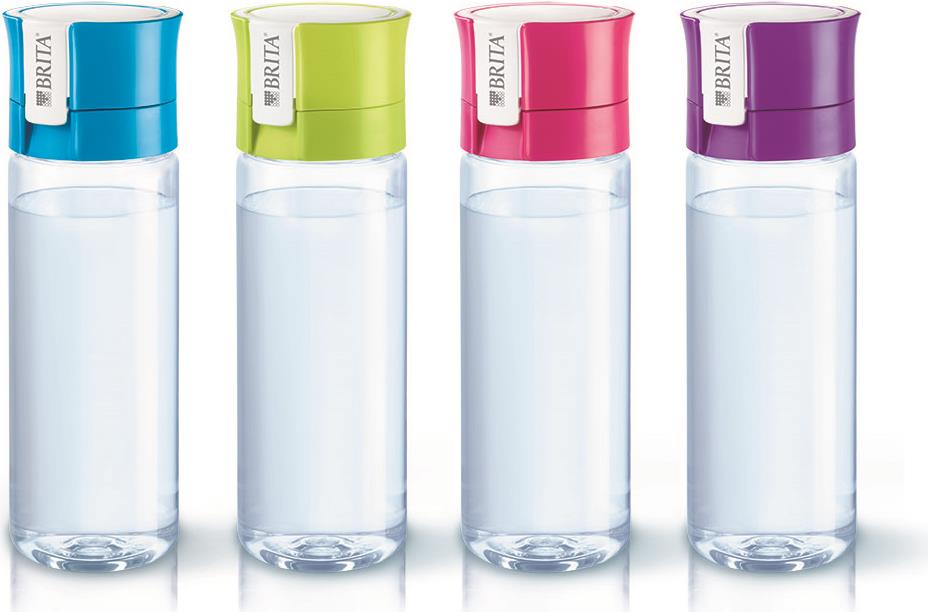 Brita Fill&Go Bottle Filtr Pink Wasserfiltration Flasche Pink,Transparent (061227)