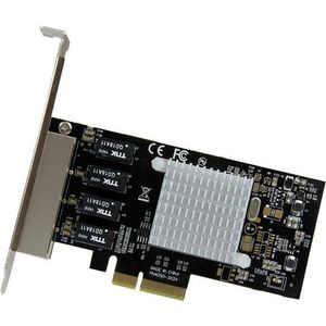 StarTech.com 4 Port PCI Express Gigabit Ethernet Netzwerkkarte - Intel I350 N...