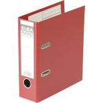 ELBA Ordner rado plast - DIN A5 hoch, Rückenbr.: 75 mm, rot Einband außen / innen PVC, auswechselbares (10597 RO)