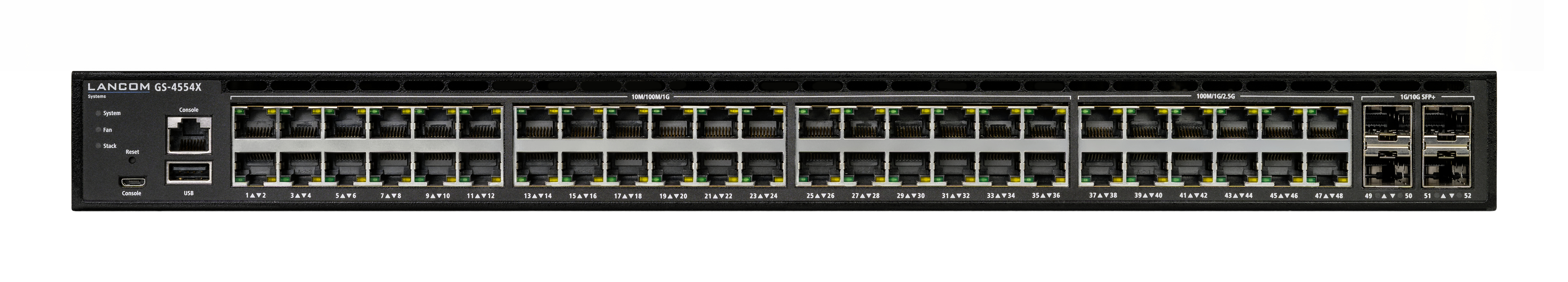 LANCOM GS-4554X 54-Port L3 Managed Switch Schwarz
