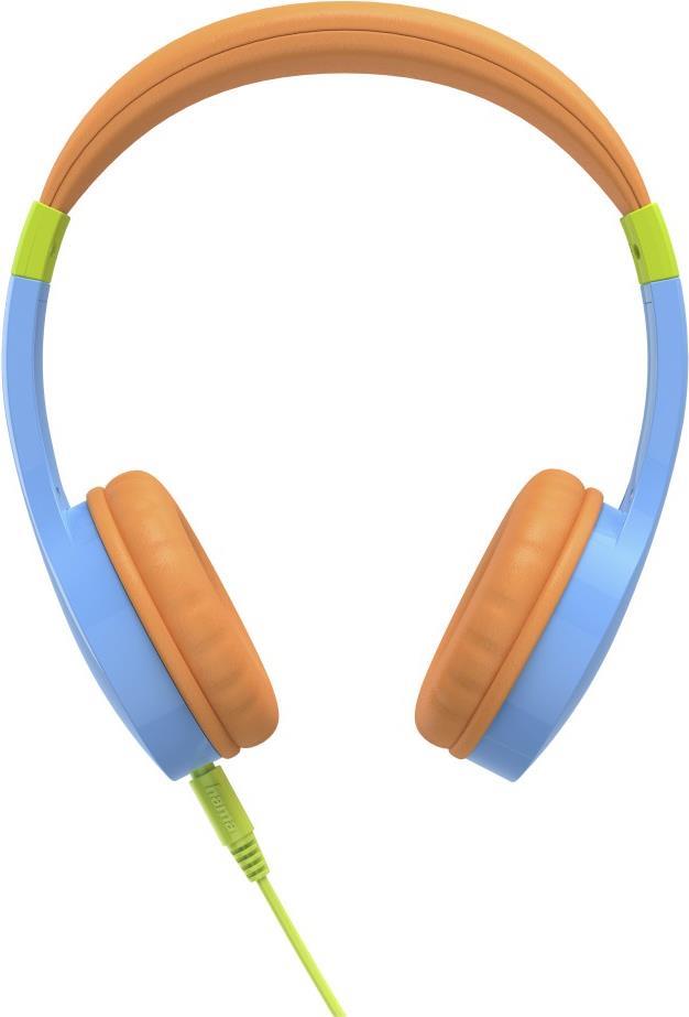 Hama Kids Guard Kopfhörer Verkabelt Kopfband Anrufe/Musik Blau - Orange (00184106)