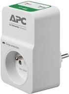 APC Essential Surgearrest PM1WU2 - Überspannungsschutz - Wechselstrom 230 V - Ausgangsanschlüsse: 1 - Frankreich - weiß