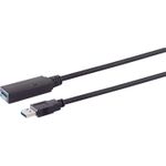 S/CONN maximum connectivity USB-Typ C--Aktive USB-A Verlängerung, USB 3.0, 5Gbps, 15m (13-39085)