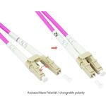 Patchkabel LWL Duplex OM4 PANZERKABEL (Multimode, 50/125) LC/LC, LSZH, Stahlarmierung und Nagetiersc (LW-P815LC4)