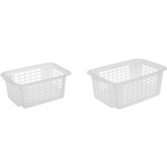 keeeper Dreh-/Stapelkorb "fritz", Größe: M, natur transparent, aus PP - 1 Stück (1039100100000)