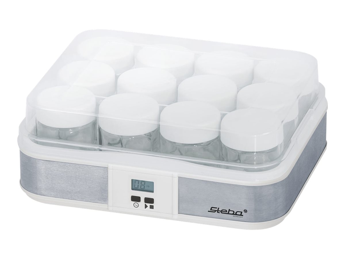 Steba JM 2 Joghurtbereiter 2.4 l 21 W Stainless Steel/White