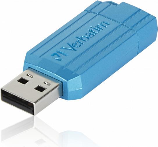 Verbatim PinStripe USB-Stick 128 GB USB Typ-A 2.0 Blau (49461)