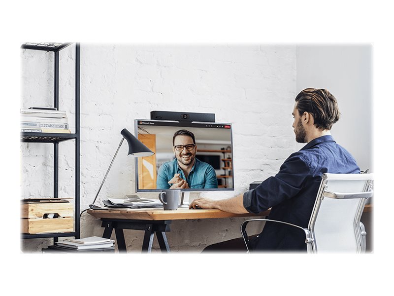 Yealink UVC34 USB-Videobar Konferenzkamera 4K 8 MP 120° Sichtfeld Schwarz