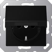 Jung SCHUKO Steckdose mit Klappdeckel A1520BFKLSWM (A1520BFKLSWM)