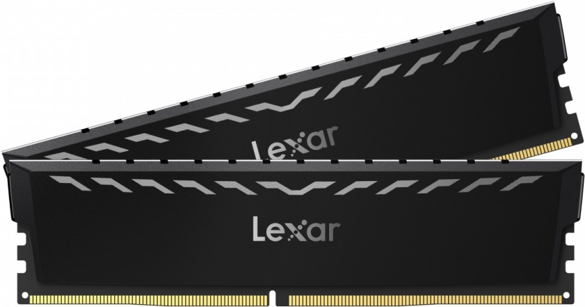 Lexar RAM Lexar 2x16GB THOR Gaming UDIMM DDR4 3600 XMP Memory with Juodas heatsink Lexar (LD4U16G36C18LG-RGD)