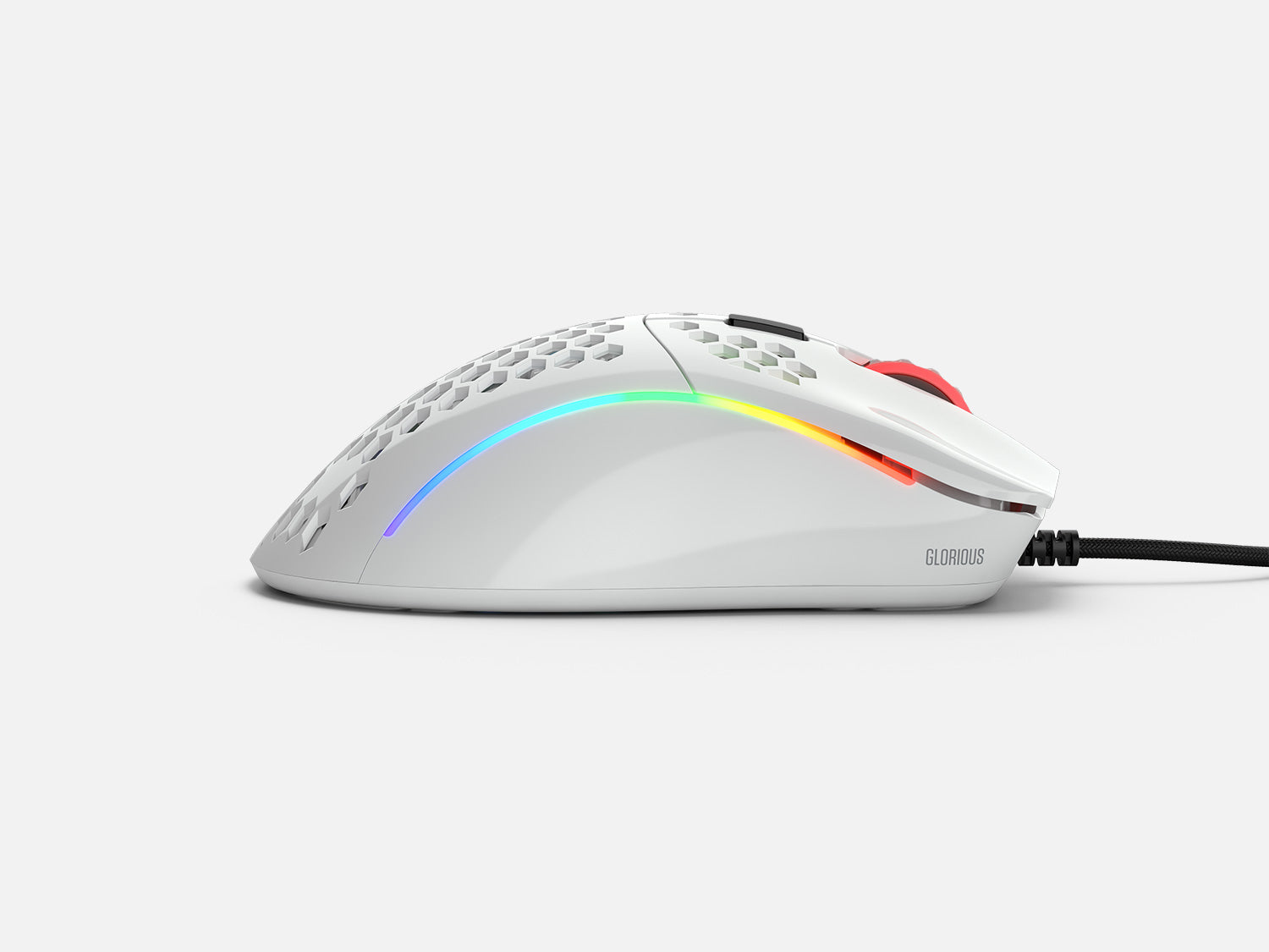 Glorious Model D- Maus 12000 DPI USB Typ-A Weiß