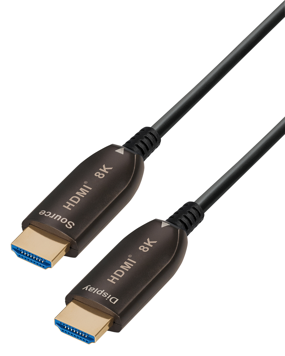 Transmedia C 507-10 ML 10 m HDMI Glasfaser Kabel 2.1 Schwarz