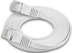 SLIM S6 25 WS - Cat.6 SLIM-Patchkabel, STP(PIMF), 25 m, weiß (PKW-STP-SLIM-KAT6 25.0 WS)