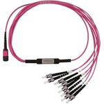 BlueOptics SFP5143FU3MKB Glasfaserkabel 3 m MPO ST OM4 Rot (SFP5143FU3MKB)