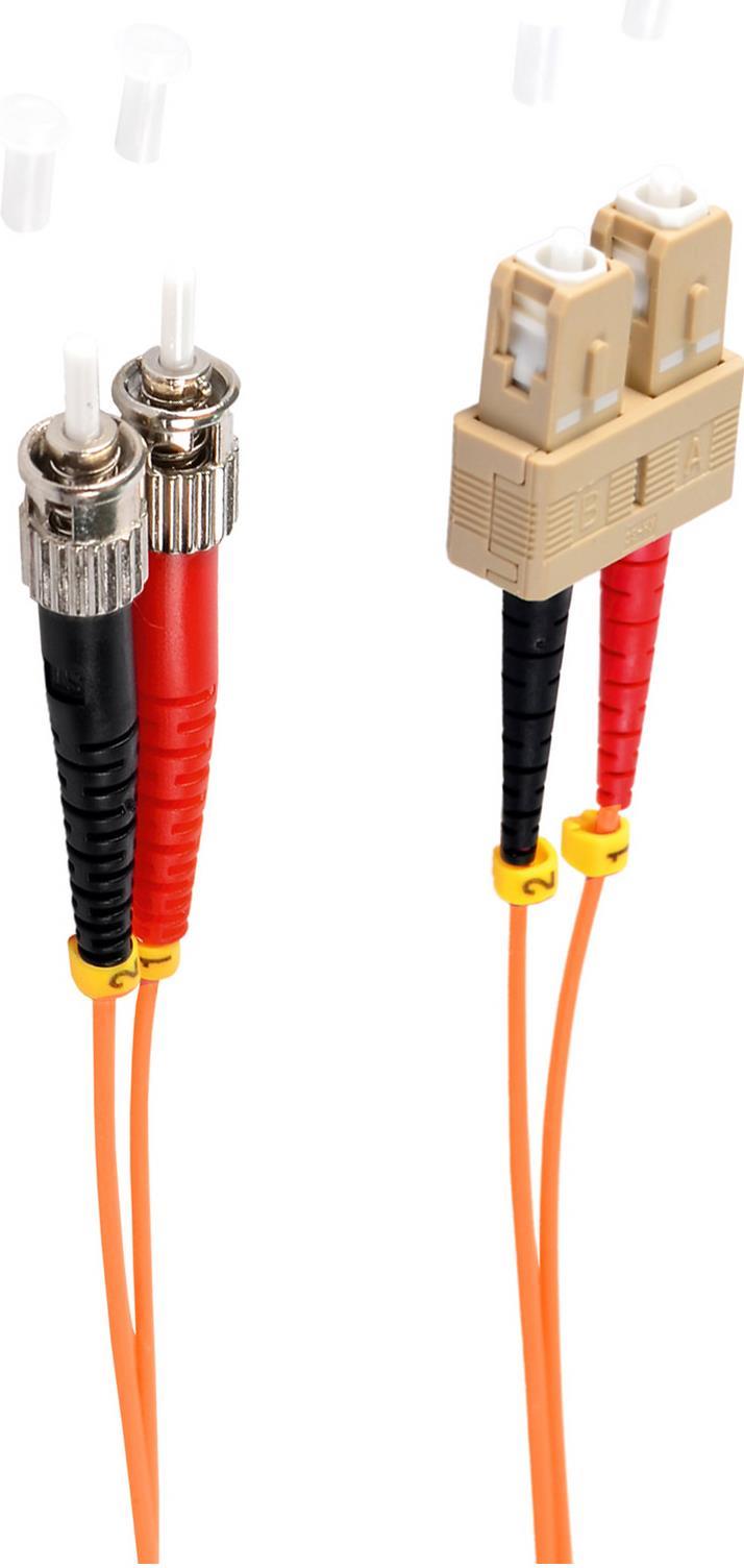 shiverpeaks BS77912 Glasfaserkabel 2 m SC ST OM2 Orange (BS77912)