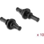 Delock Anti-Vibration Silikon Befestigung kurz für Lüfter 10 Stück schwarz (62199)