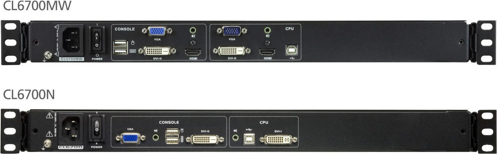 Aten Single Rail LCD Konsole (USB (CL6700MW GB)