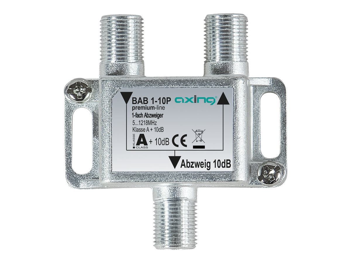 Axing AXING Premium-line BAB 1-10P SAT-Abzweiger 10 dB Silber