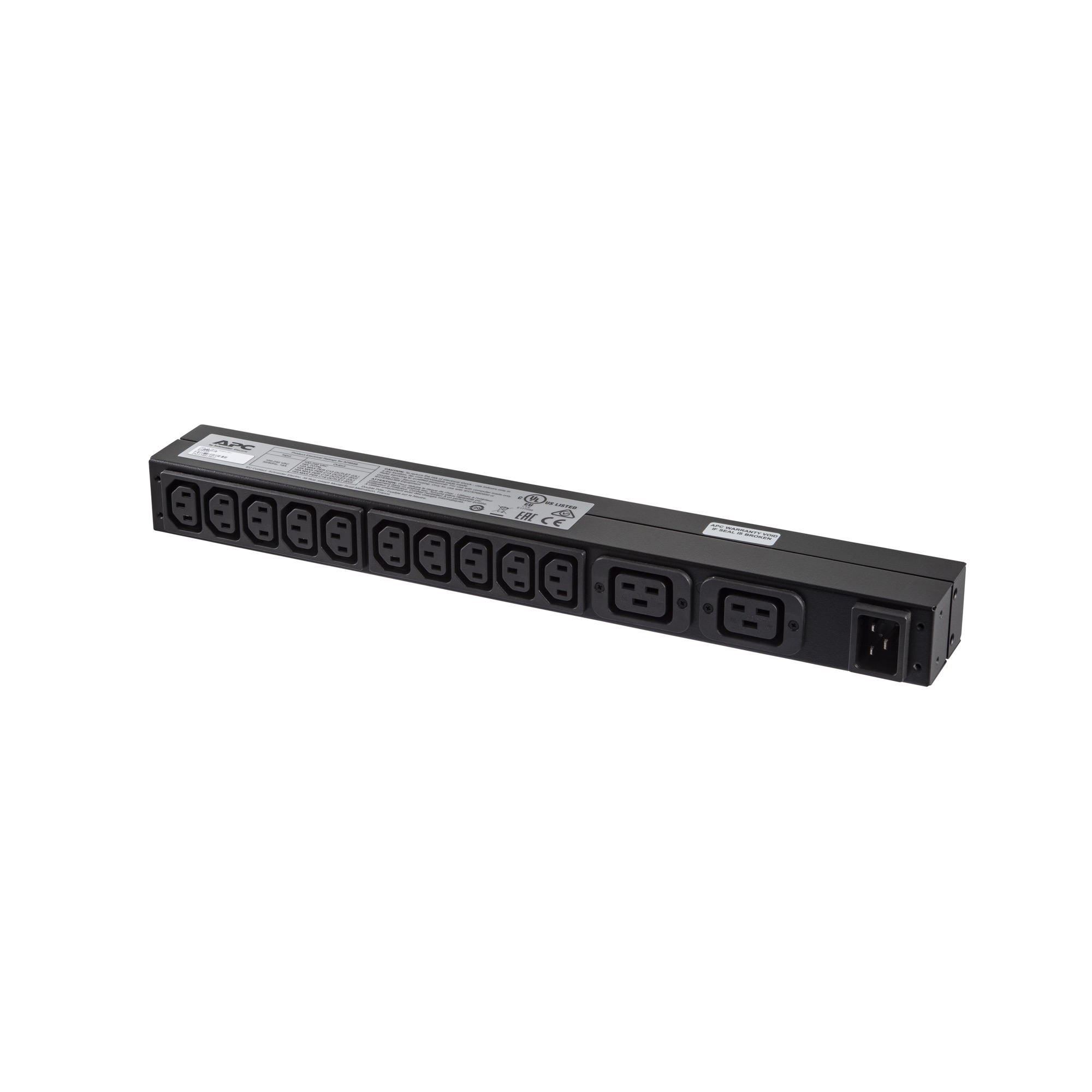 APC Basic Rack-Mount PDU AP9559 1U 16 A 3680 W Schwarz