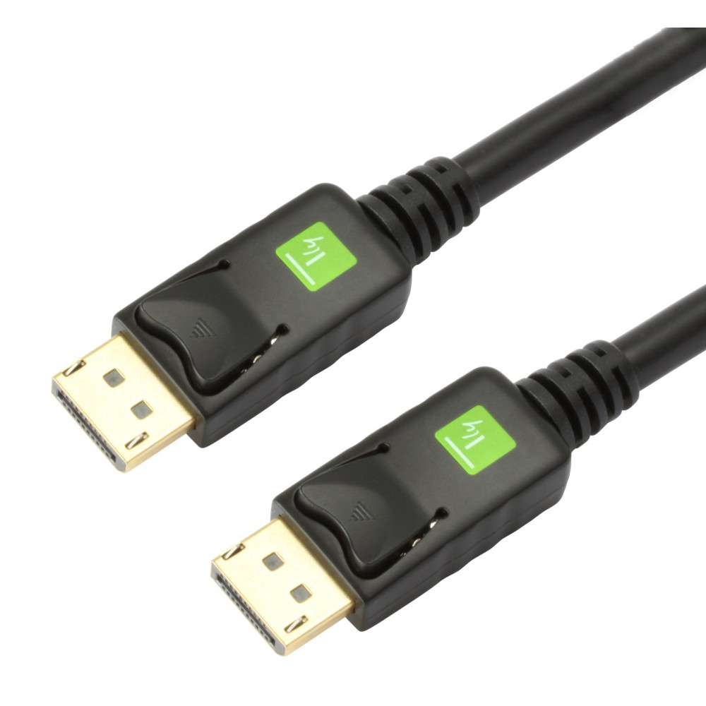 Techly DisplayPort-Kabel 1.2 10 m Schwarz