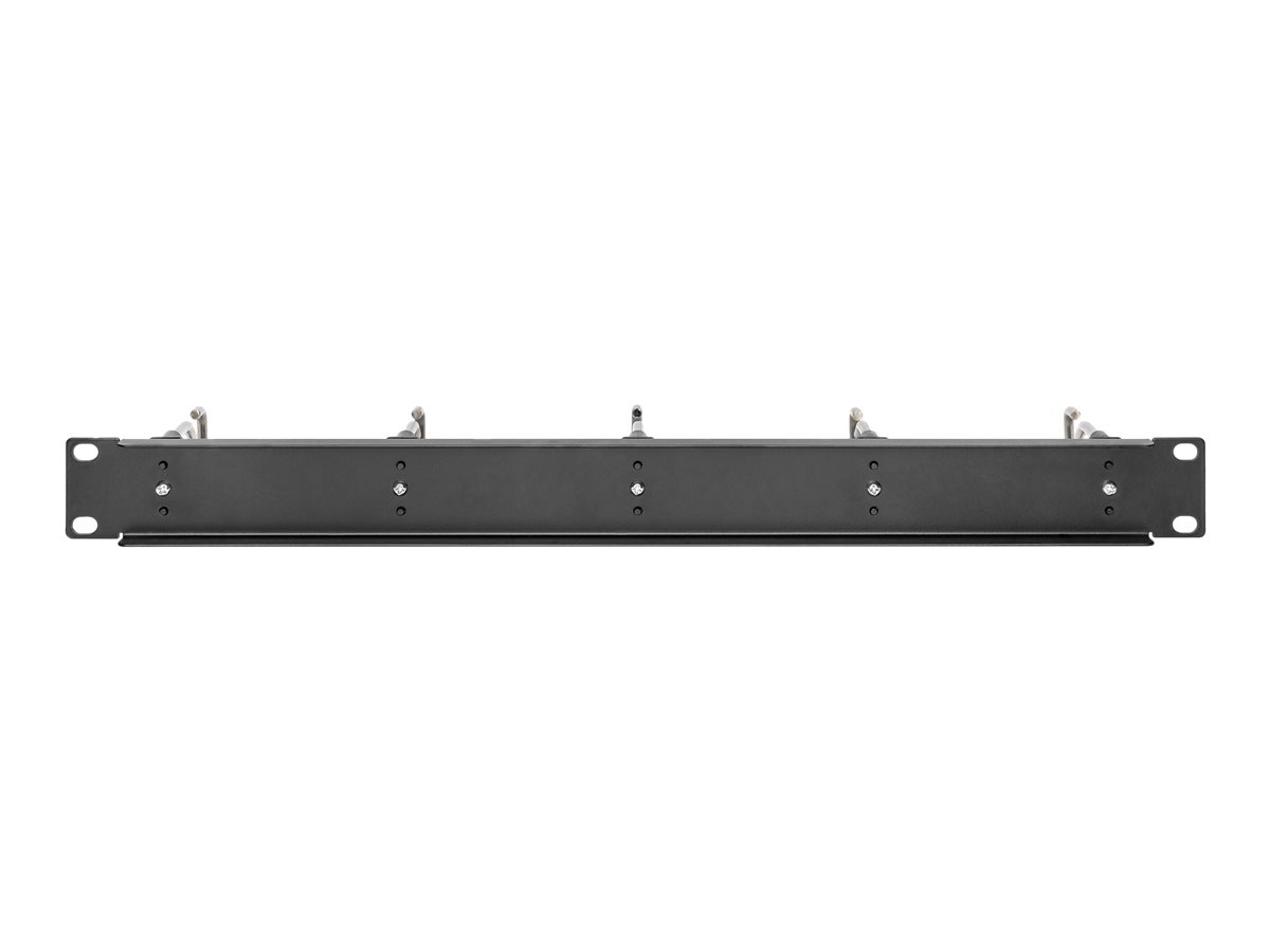 DIGITUS DN-97667 Kabelrangierpanel 1HE 19" 5x Stahlringe 40x75mm Schwarz RAL 9005