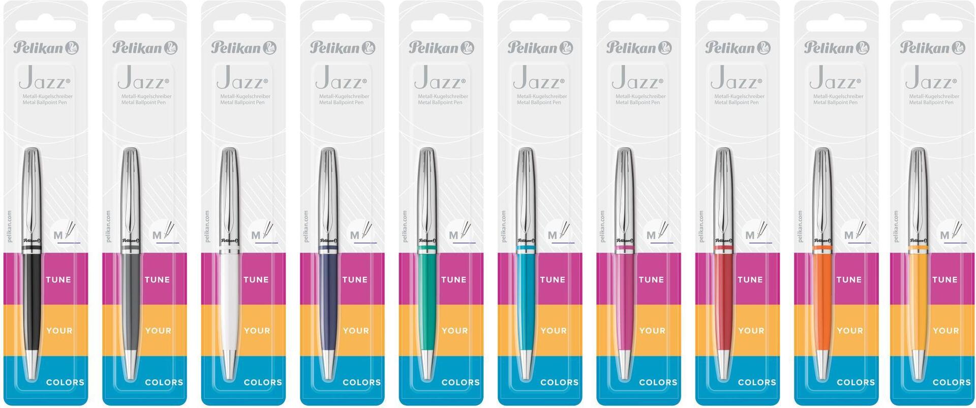 Pelikan Kugelschreiber K35 Jazz Classic gelb Schreibfarbe blau (815055)