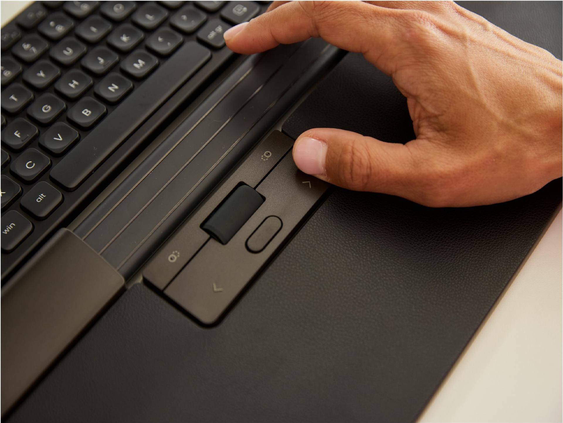 Contour Design SliderMouse Pro Extended Zentrale Maus kabelgebunden USB-C Schwarz