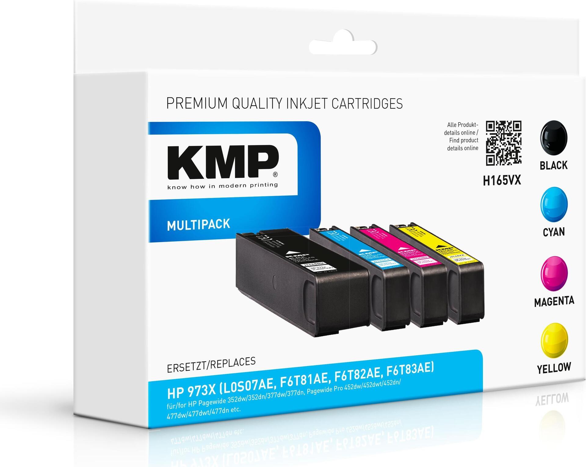 KMP 1752,4005 Tonerkartusche 4 Stück(e) Kompatibel Schwarz (1752,4005)