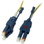 LWL-2-Faser-Patchk. 5mtr.LC-LC 9/125um OS2 Uniboot drehbar Push/Pull AD 2mm (S215530)