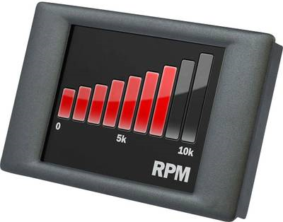 Lascar Electronics Panel Pilot Einbaumessgerät mit grafischem Touchscreen 0 - 40 V/DC Einbaumaße 87 x 54.5 mm (SGD28-M)