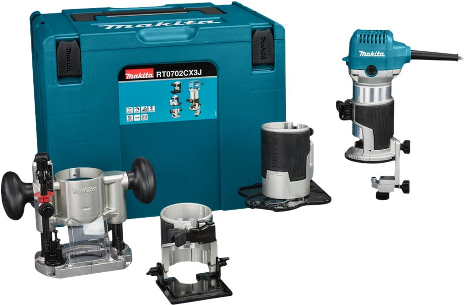 Makita RT0702CX3J Trimmrouter (RT0702CX3J)