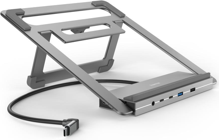 Hama USB-C-Docking-Station Connect2Office Stand, Notebook-Halterung, 12 Ports (00200139)