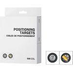 CREAFORM PEEL 3 Positioning Targets 6mm w. Black Contour and REGULAR Adhesive 1x500 (ACC-P3D-PTBC3)