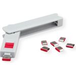 ROLINE 11.02.8334 Schnittstellenblockierung Türblockierschlüssel USB Typ-C Grau 10 Stück(e) (11.02.8334)