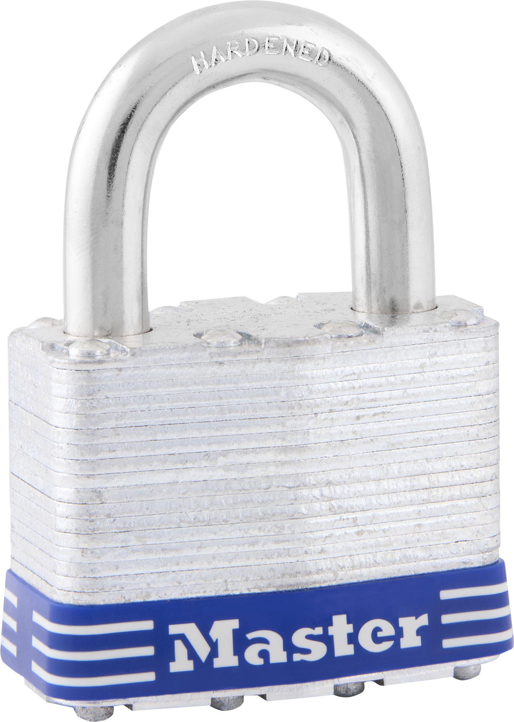 MASTER LOCK 51 mm breites Vorhngeschloss aus beschichtetem Stahl mit Stiftzuhaltung (5EURD)