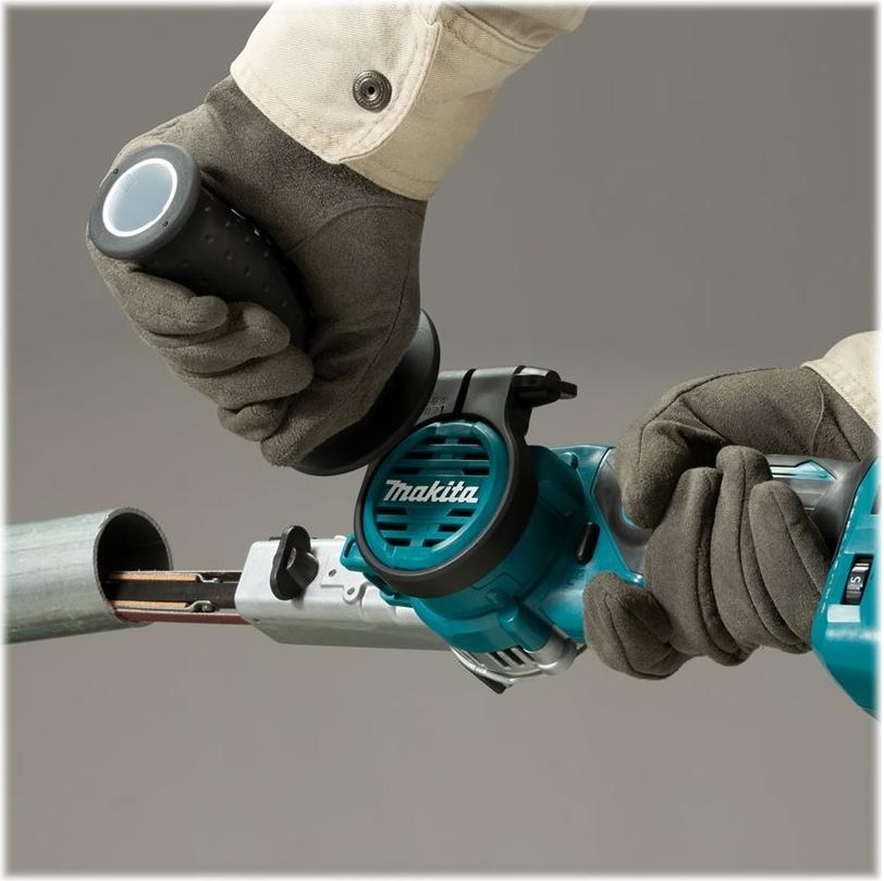 Makita DBS180 Akku-Bandfeile 18 V 9 x 533 mm Schwarz, Blau