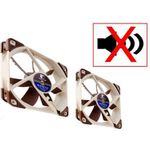 SILENCE RACK Umbausatz / Umrüstsatz für 2-fach Lüftereinheit auf verbrauchs- (12 V) und geräuschreduzierte Noctua SILENCE Lüfter - Luftdurchsatz 215 m³/h (99UBLUE2)