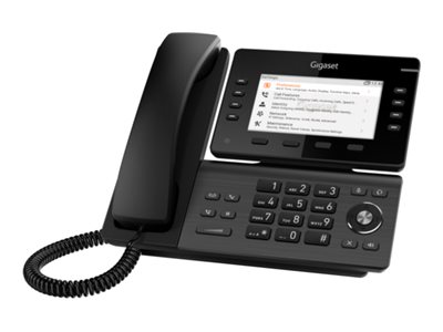 Gigaset P820 IP PRO VoIP-Telefon 5" Display Gigabit Ethernet PoE Schwarz