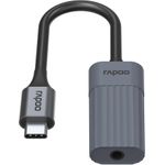 Rapoo USB-C Adapter UCA-1012 USB-C auf 3,5 mm Audio, grau (00226493)