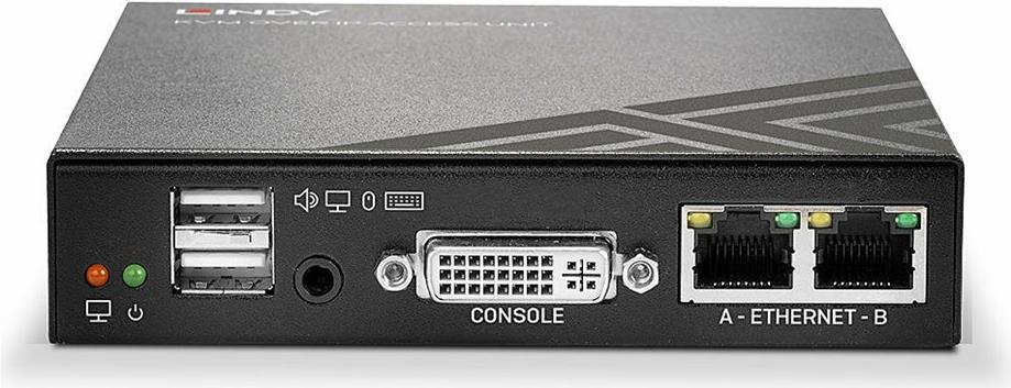 Lindy KVM over IP Access 1920 x 1200 Schwarz
