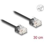 DeLOCK 80369 Netzwerkkabel Schwarz 0,3 m Cat6 U/UTP (UTP) (80369)