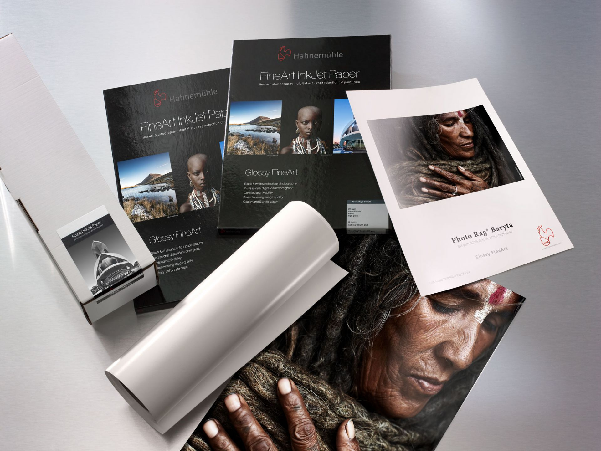 Hahnemühle Photo Rag Baryta A4 315 g/m² 25 Blatt Glanz Weiß