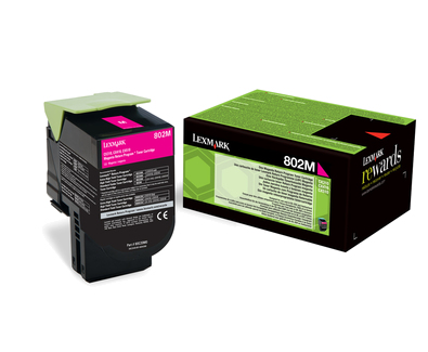Lexmark 802M Magenta Original Tonerpatrone