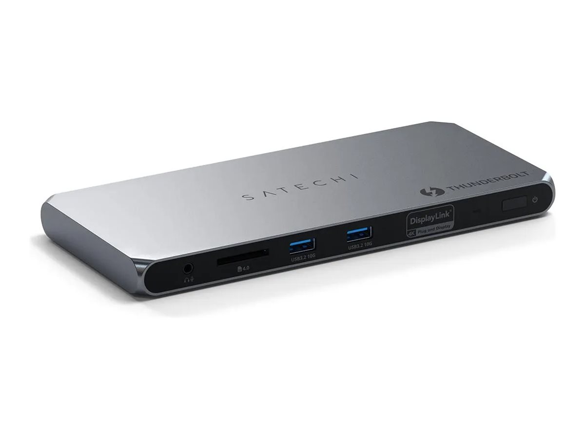 Satechi Thunderbolt 4 Multi-Display Docking Station mit DisplayLink, Space-grau
