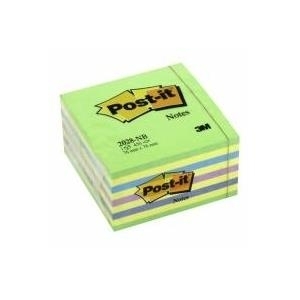 3M Post-it Notes Haftnotizen Würfel, 76 x 76 mm, neon-grün (2028-NB)