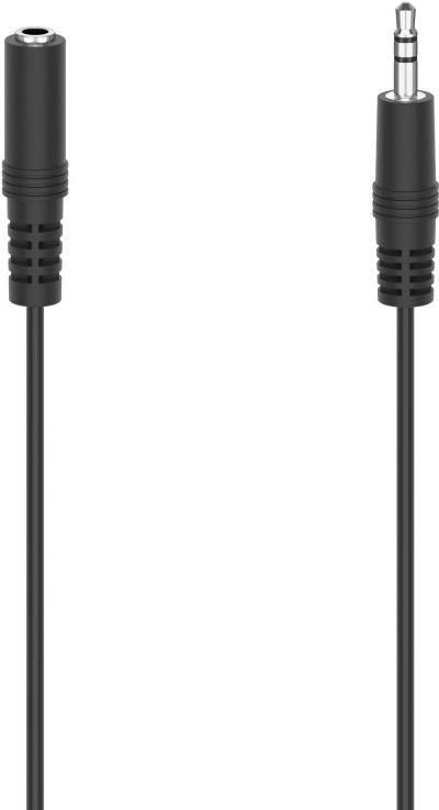 Hama Classic Line Audio-Kabel, 3,5-mm-Klinken-Stecker/Kupplung, Stereo, 5,0 m (00305030)