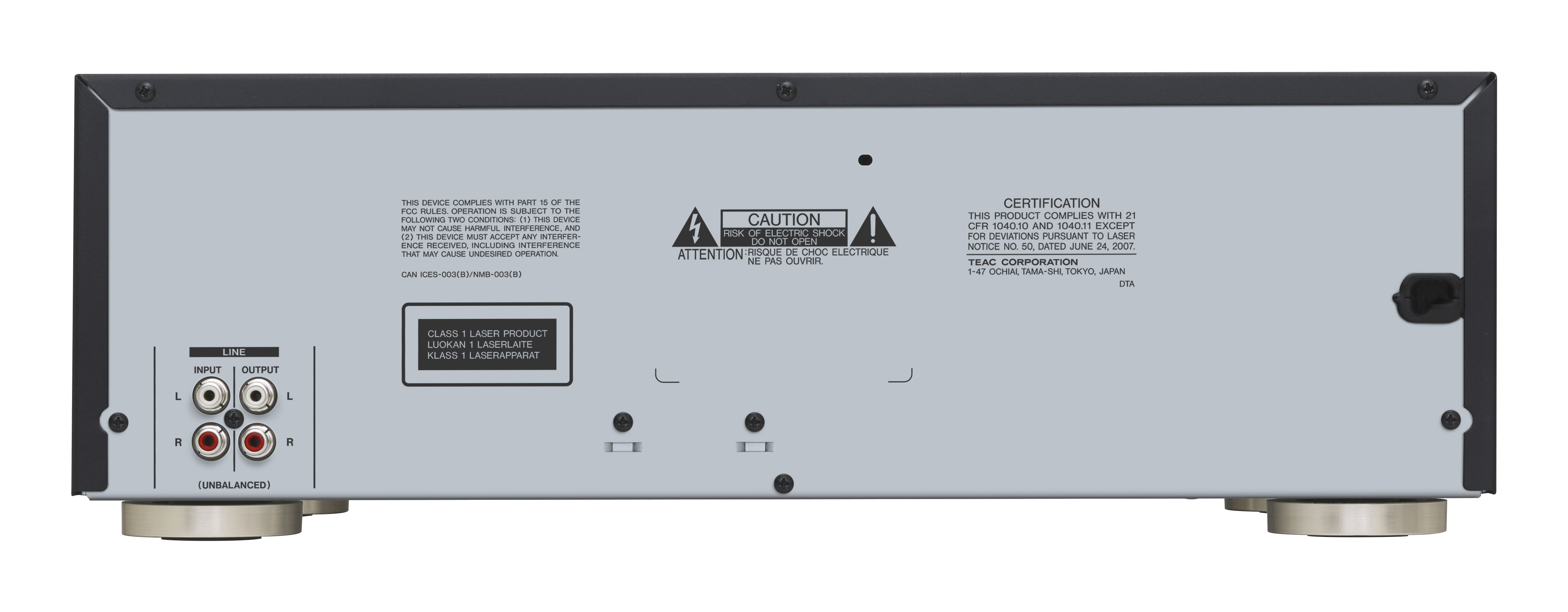 Teac AD-850-SE/B CD-Player mit Kassettendeck und USB Schwarz